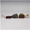 Image 3 : 5pc Collectible Animal Figurines- Card Holder, Lighter, Pin Cushion + More