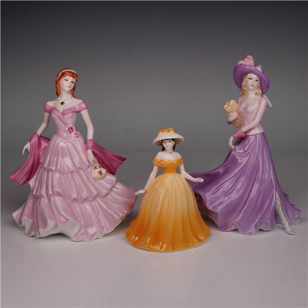 Three Coalport  Bone China Figurines