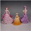 Image 1 : Three Coalport  Bone China Figurines