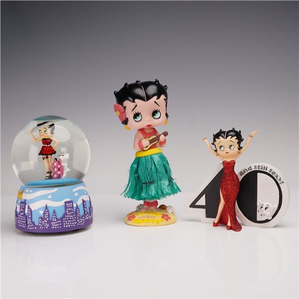 3pc Westland Giftware Betty Boop Collectibles