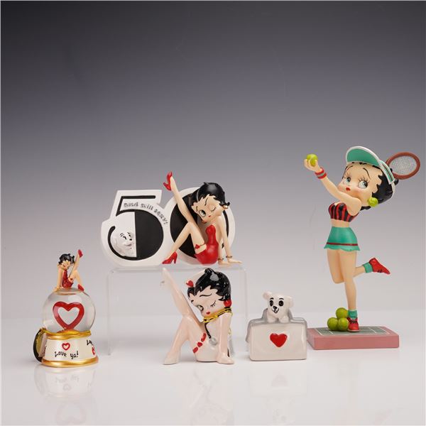 4pc Westland Giftware Betty Boop Collectibles.