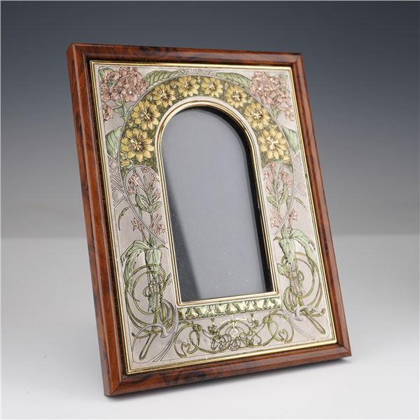 Creazioni Artistiche 925 Silver & Wood Picture Frame