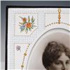Image 2 : Enamel Portrait Frame with Antique Photograph on Convex Enamel Base