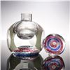 Image 2 : Millefiori Glass Scent or Ink Bottle with Stopper