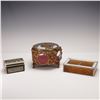 Image 1 : 3pc Group of Three Decorative Trinket and Jewelry Boxes