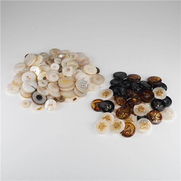 Assorted Lot of Various Vintage Buttons