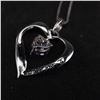 Image 3 : 3pc Sterling and Costume Heart Pendant Necklaces