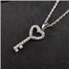 Image 6 : 3pc Sterling and Costume Heart Pendant Necklaces