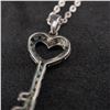 Image 7 : 3pc Sterling and Costume Heart Pendant Necklaces
