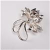Image 1 : Forstner Sterling Silver Floral Brooch