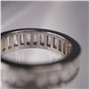 Image 4 : Clear Stone Eternity Band Ring