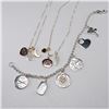 Image 1 : 3pc Sterling Silver Sentimental Necklaces and Daughter Charm Bracelet