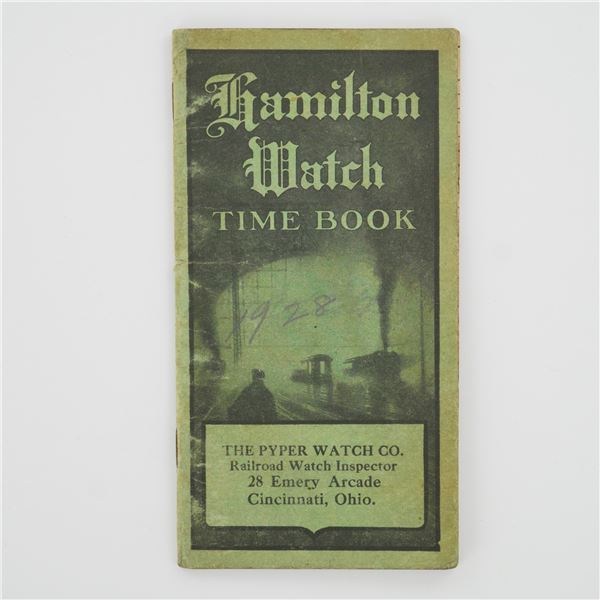 Hamilton Watch Co. Green Time Keeper Book