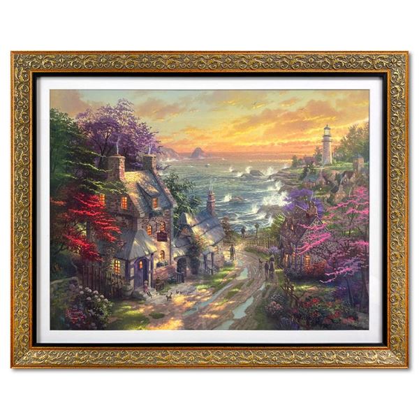 Village Lighthouse by Thomas Kinkade (1958-2012)