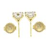 Image 3 : NEW 14k Gold 2.14 ctw GIA Martini Prong Set Square Princess Diamond Stud Earring