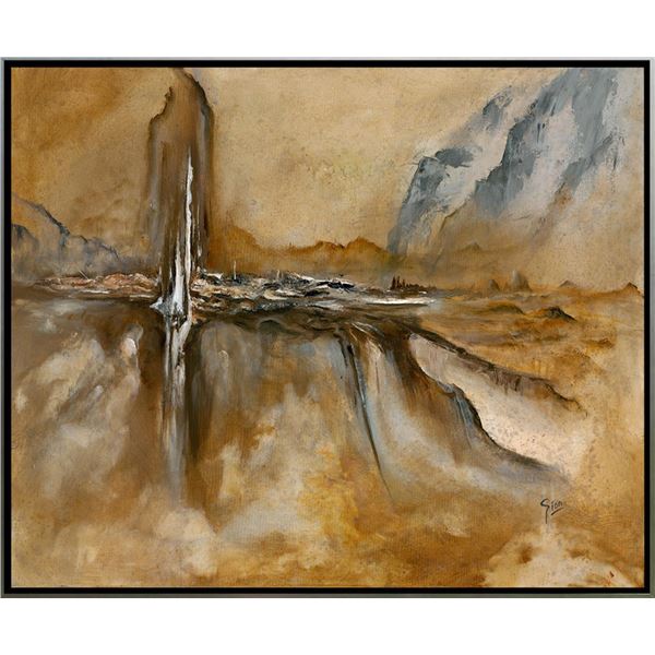 Canyon's Edge canvas by Tom Gion