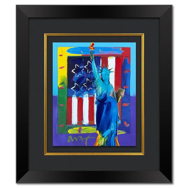 Full Liberty with Flag by Peter Max