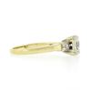 Image 4 : Vintage 14k Two Tone Gold 0.68 ctw Old European Diamond Solitaire Engagement Rin
