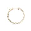 Image 4 : 1.80 ctw Diamond Hoop Earrings - 14KT Yellow Gold