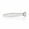 Image 6 : Classic Tiffany & Co. Platinum 0.27 ctw Round Diamond Solitaire Engagement Ring