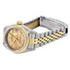Image 4 : Rolex Ladies Sapphire Quickset Champagne Roman Dial Datejust 26MM
