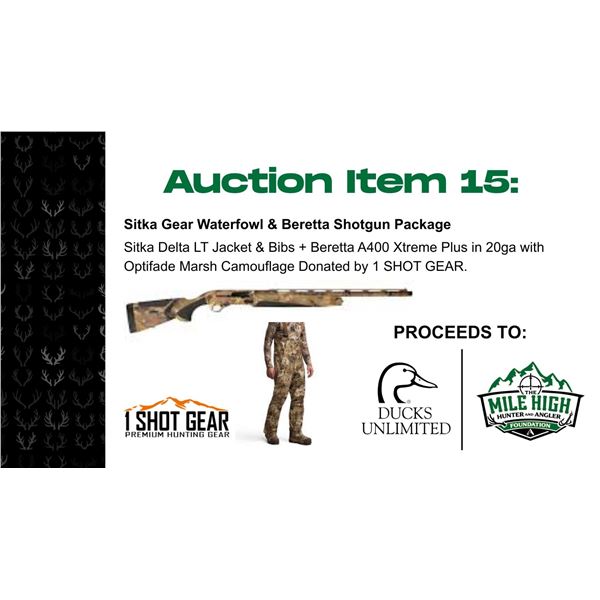 Sitka Gear Waterfowl & Beretta Shotgun Package