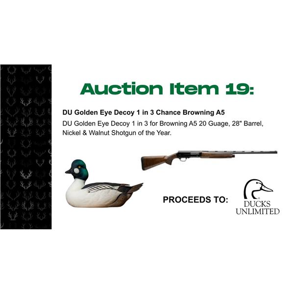 DU Decoy of the Year 1 in 3 Chance Browning A5