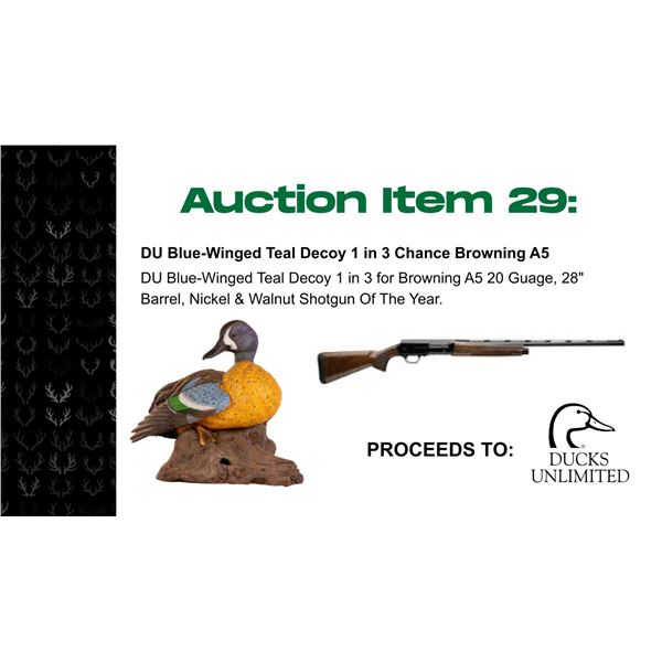 DU Decoy of the Year 1 in 3 Chance Browning A5