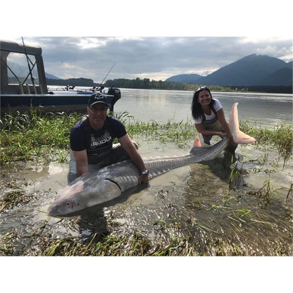 Fraser River Sturgeon Fishing Adventure  - 2 adults and 2 youth