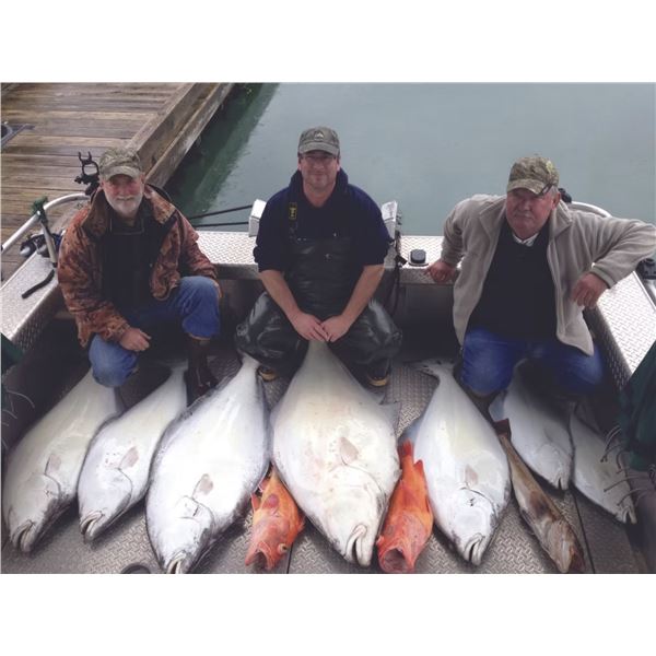 5 day/6 night “Yacht-Based” Alaska Fishing Trip for 4 People