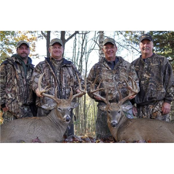 3 Day Whitetail Hunt (up to 225”) for 1 Hunter and 1 Observer
