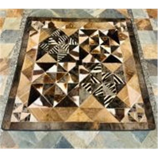 One of a Kind Northern Pines Animal Hide Rug