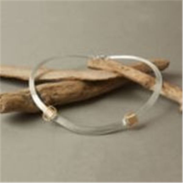 African Elephant Hair Two Toned Necklace & Pendant