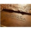 Image 2 : Custom Leather Montana Topographic Map