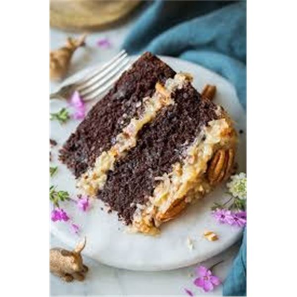 Dessert #1-Courtney's Famous German Chocolate Cake
