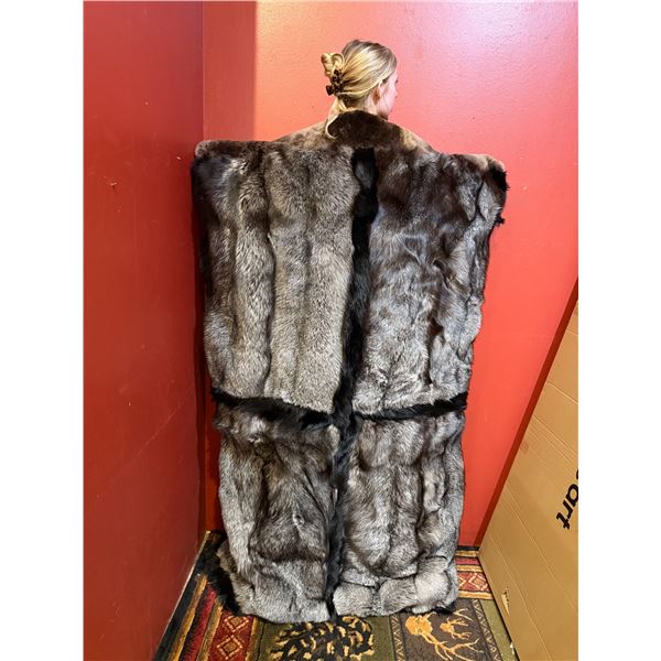 Fine Handcrafted Silver Fox Blanket
