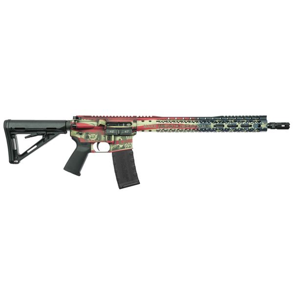 Trump Custom Patriot 5.56 With Vortex Diamondback Tactical Scope, Eagle Bronze and 250 Year Swag