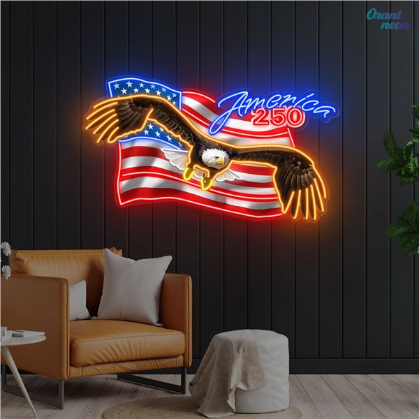 USA 250th Neon Sign