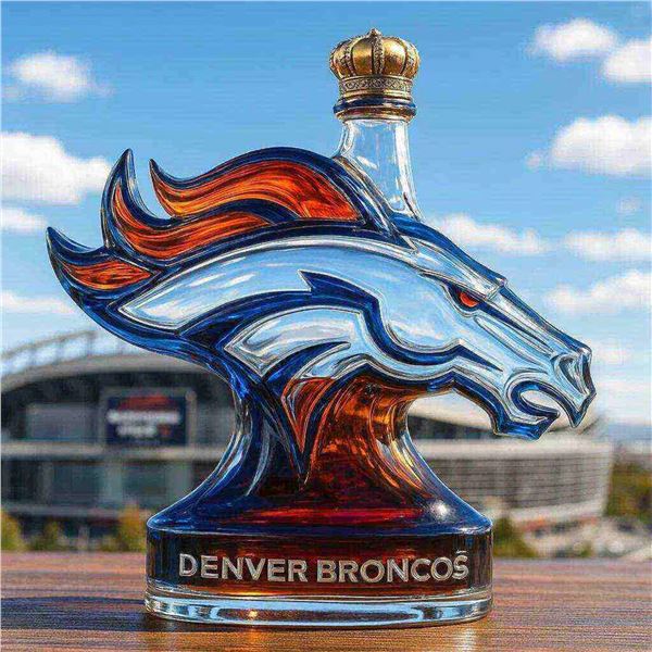 DENVER BRONCO 2025 WHISKEY BOTTLE