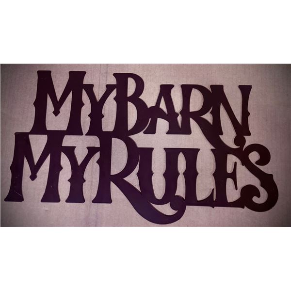 HOME DECOR METAL SIGN