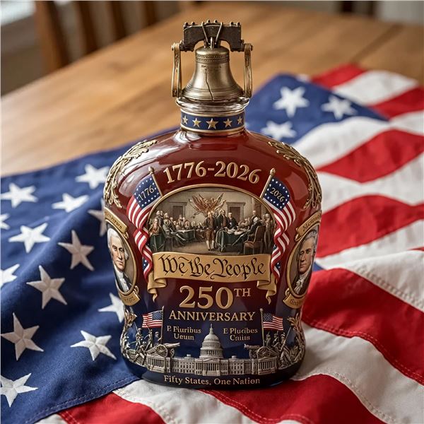 U.S. 250TH ANNIVERSARY WHISKEY BOTTLE