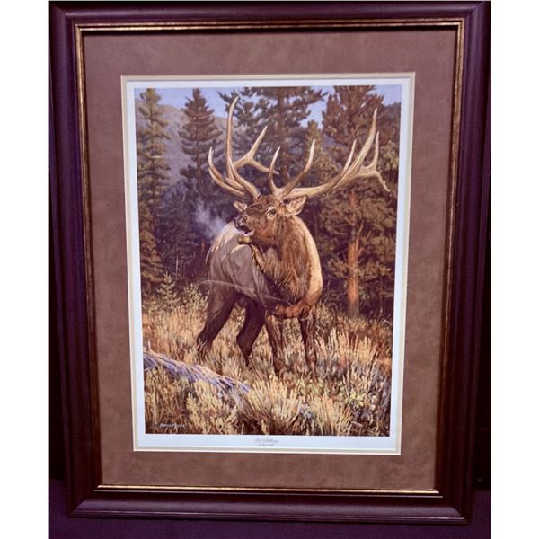 "FALL CHALLENGE" ELK PRINT