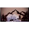 Image 1 : BEAR WOOD & METAL SIGN HOME DECOR