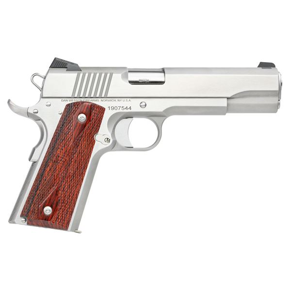 10mm Dan Wesson Razorback 1911 Pistol with Custom Engraving