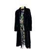 Image 1 : Black Mink Sculptured Full Length Coat
