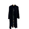 Image 2 : Black Mink Sculptured Full Length Coat