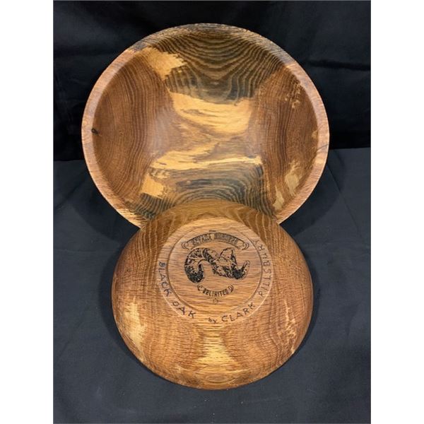 Black Oak Hand Lathed Bowls