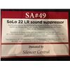 Image 1 : SoLo .22 Suppressor from Silencer Central