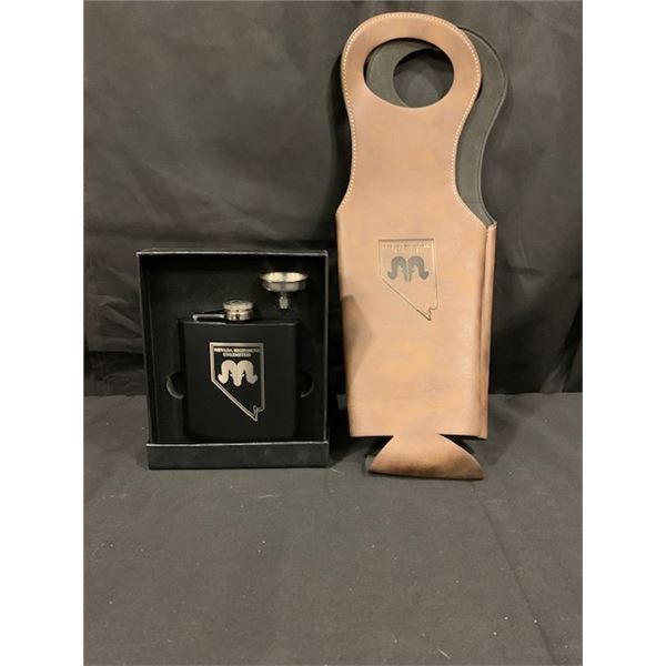 NBU Flask and Leather Case