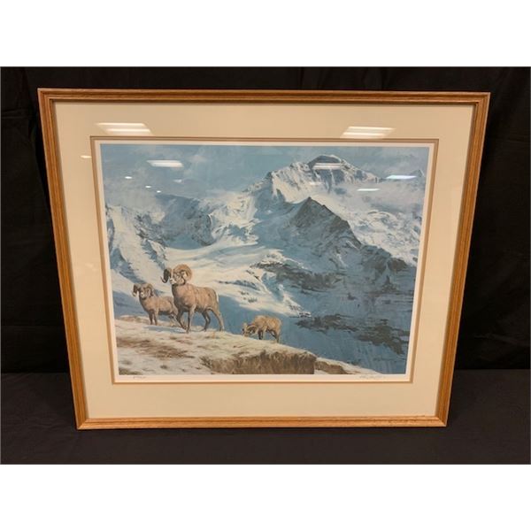 "Winter Rams" by Kenneth Carlson